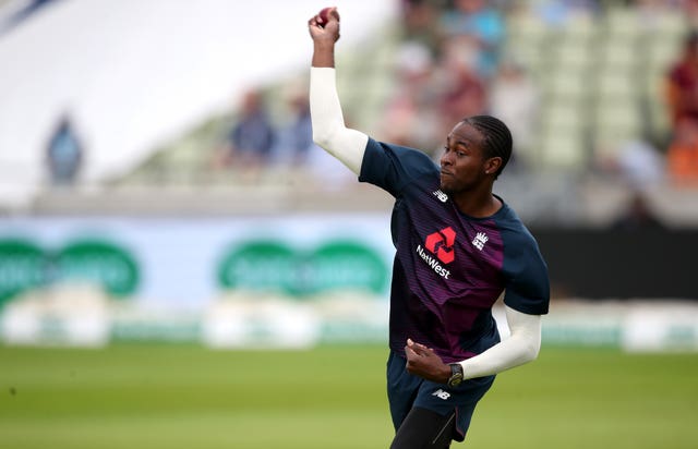 Jofra Archer is in contention to play in the second Test 