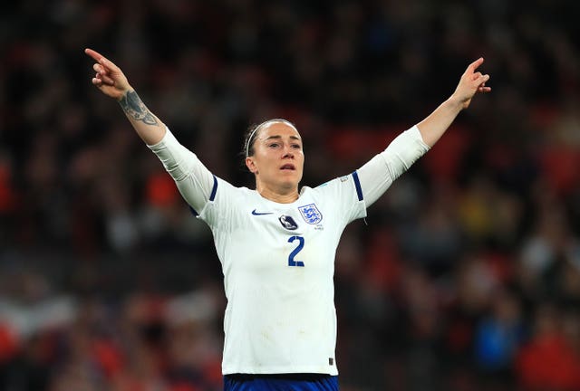 Lucy Bronze in action for England (Bradley Collyer/PA)