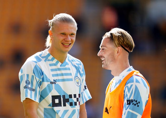 Erling Haaland and Jack Grealish