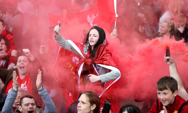 Every Liverpool fan wanted a piece of the parade