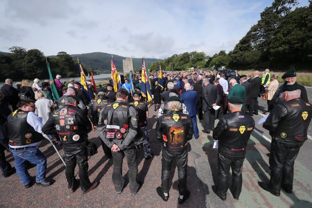 An inter-denominational prayer service is held