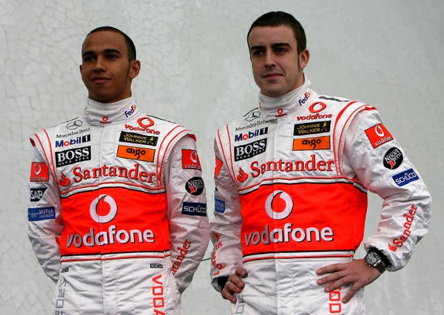 Lewis Hamilton and Fernando Alonso clashed as team-mates