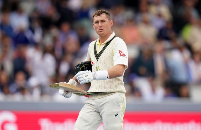 Marnus Labuschagne has been omitted from Australia's World Cup squad (Adam Davy/PA)