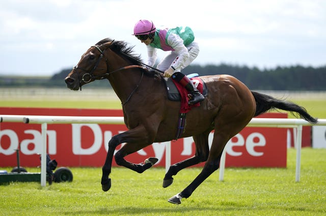 Westover, here winning the Irish Derby, was an unlucky loser at Epsom last year 
