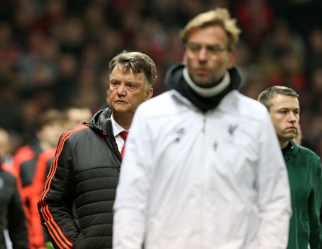 Jurgen Klopp and Louis van Gaal