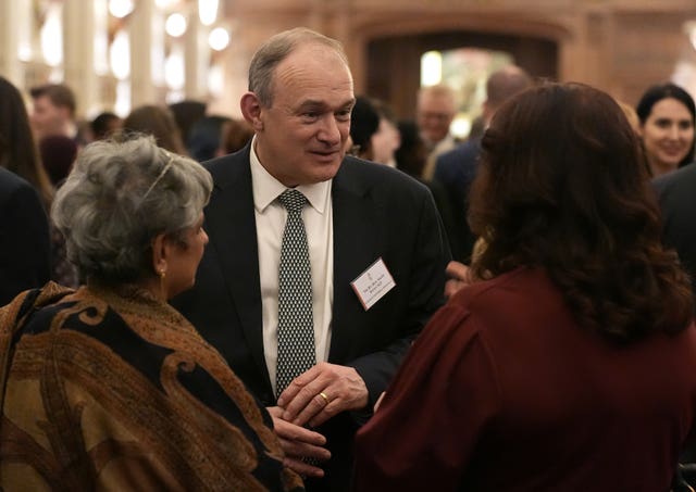 Liberal Democrats leader Sir Ed Davey at Windsor Castle