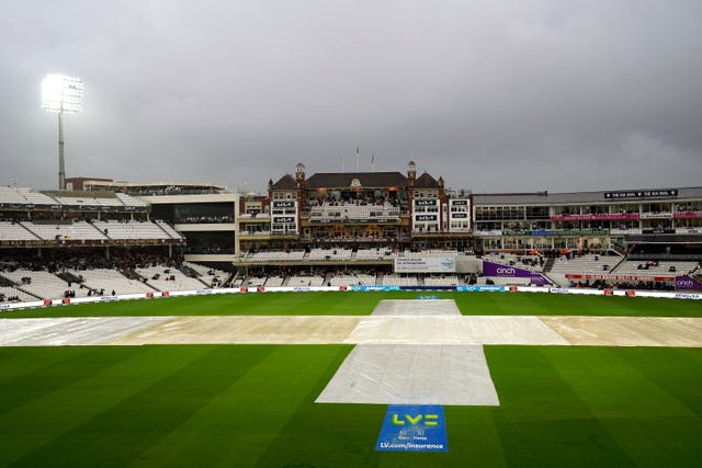 There was no play on the opening day of the third Test between England and South Africa (John Walton/PA)