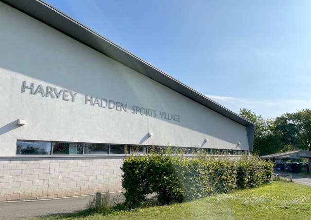 The outside of the Harvey Hadden Sports Village