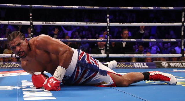 The result was the same. Haye's career was over