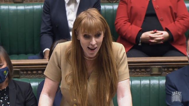 Labour deputy leader Angela Rayner 