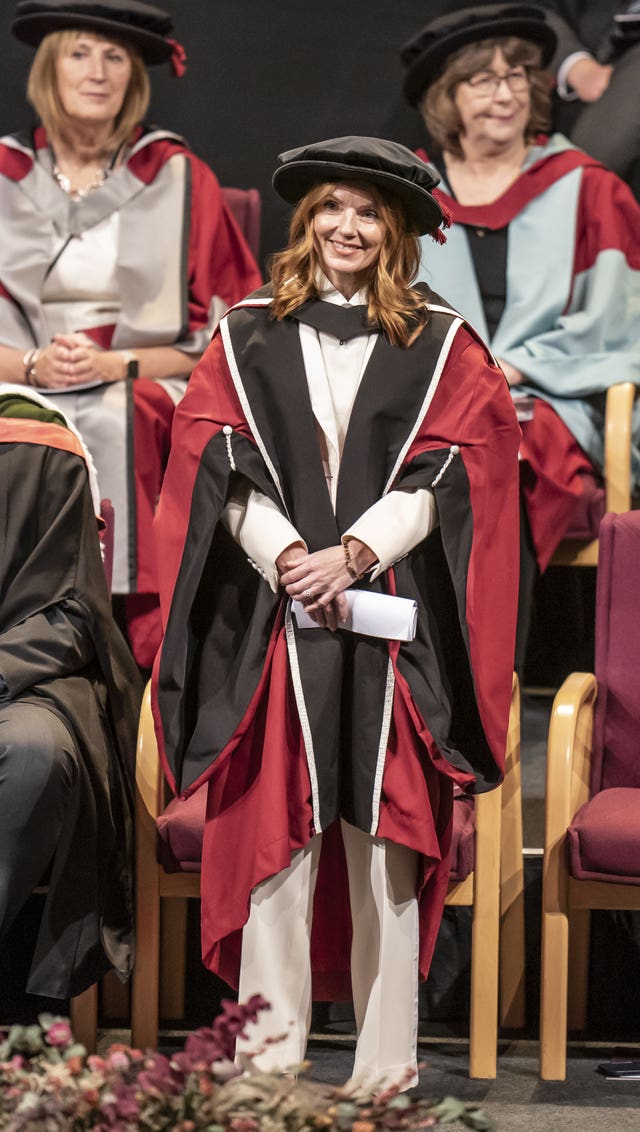 Geri Halliwell-Horner honorary doctorate