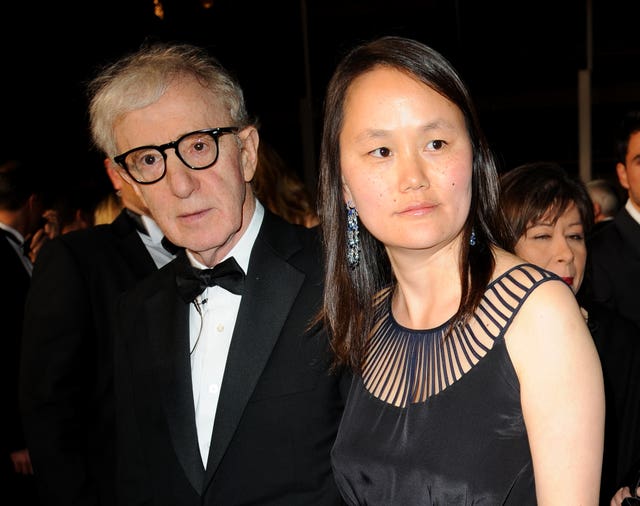 Woody Allen and his wife Soon Yi 