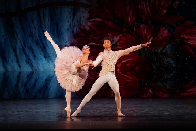 Dancers during a rehearsal at Birmingham Hippodrome