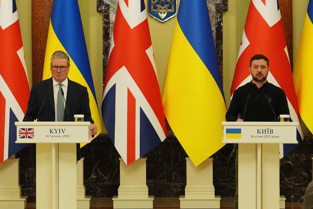 Prime Minister Sir Keir Starmer visits Ukraine