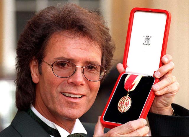 SIR CLIFF RICHARD AT PALACE