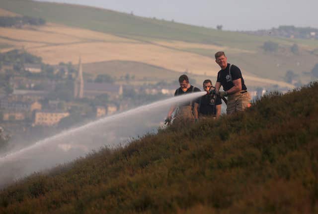 Saddleworth Moor fire