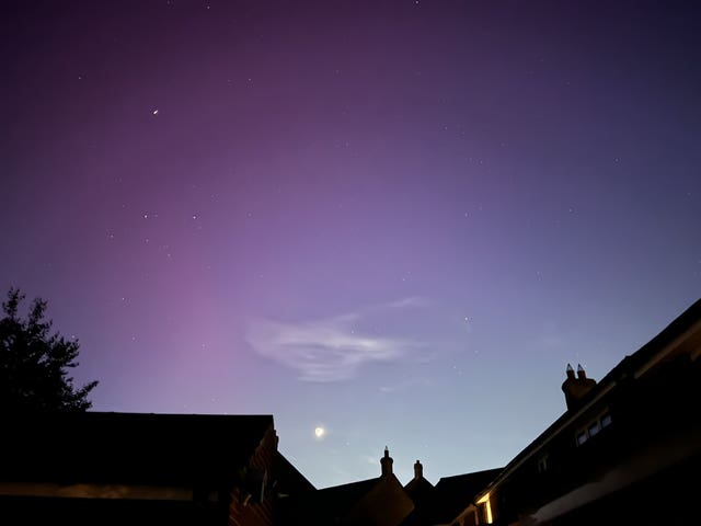 The Northern Lights in Great Horkesley, Essex 