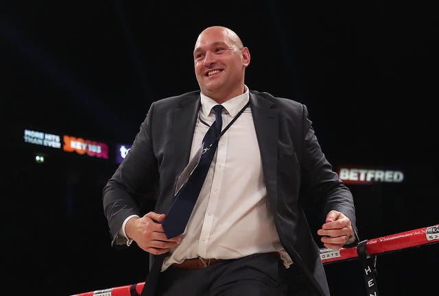 Tyson Fury gained weight while inactive (Nick Potts/PA Images)