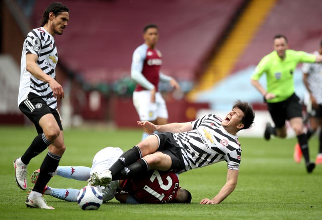 Maguire sustained an ankle ligament injury against Aston Villa on May 9
