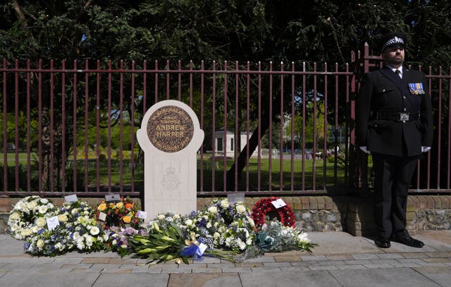 Pc Andrew Harper memorial stone unveiling