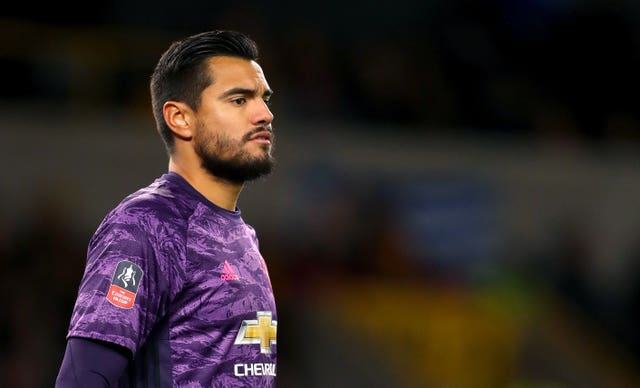 Argentina international Sergio Romero had played in every round of the FA Cup until Sunday
