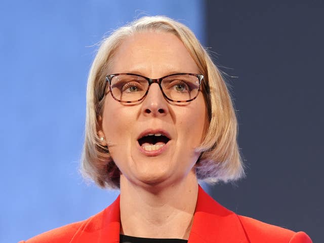 Emma Reynolds speaking