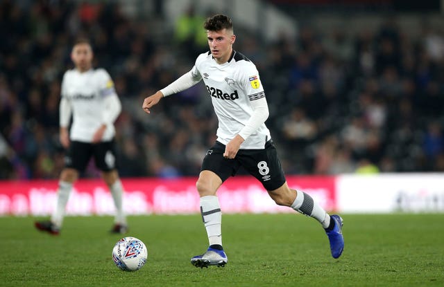 Derby's on loan Chelsea midfielder Mason Mount has impressed Gianfranco Zola