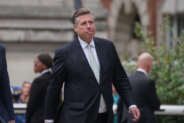 Sir Graham Brady arrives at the Queen Elizabeth II Centre in London for the announcement of the new Conservative Party leader 