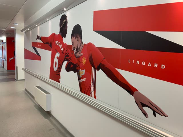 Paul Pogba and Jesse Lingard are among the current first-team stars featured on the walls of the academy