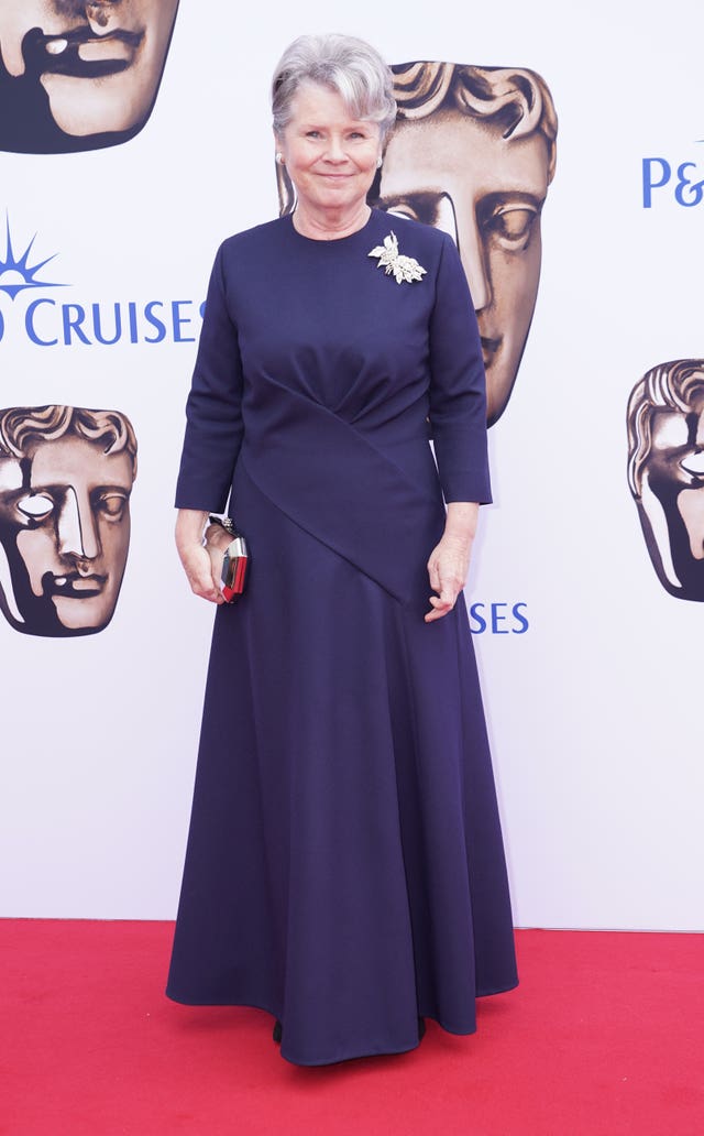 Imelda Staunton attending the Bafta Television Awards 2023 
