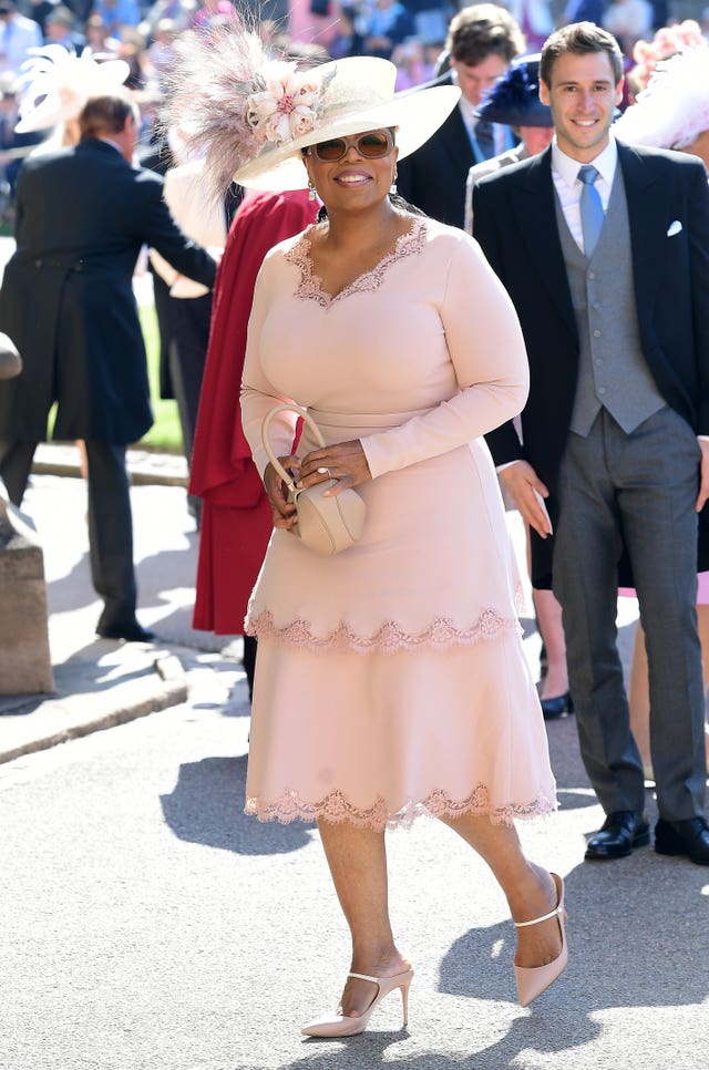Oprah Winfrey was among the early arrivals (Ian West/PA)