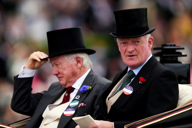 Willie Mullins at Royal Ascot last week