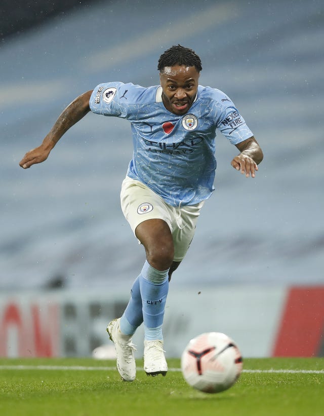 Raheem Sterling is a fitness doubt for City