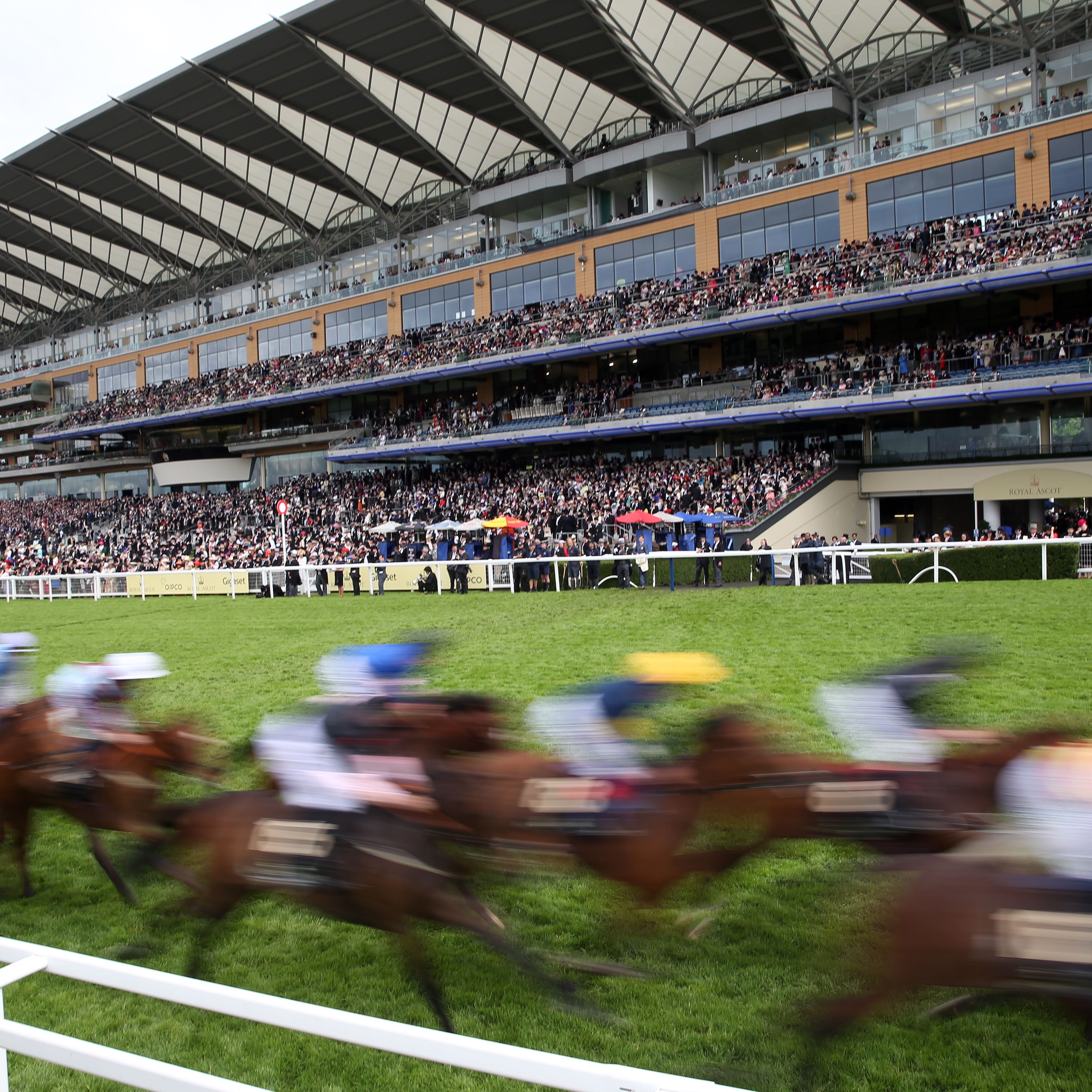 Ascot was the scene of the latest disturbances on racecourses over the weekend (Adam Davy/PA)