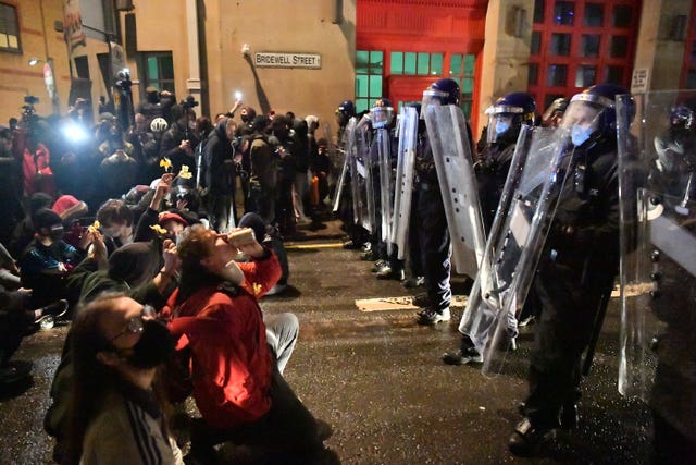 ‘Kill The Bill’ protest – Bristol