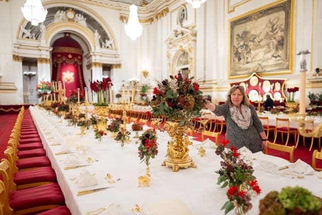 TThe displays in the Ballroom 