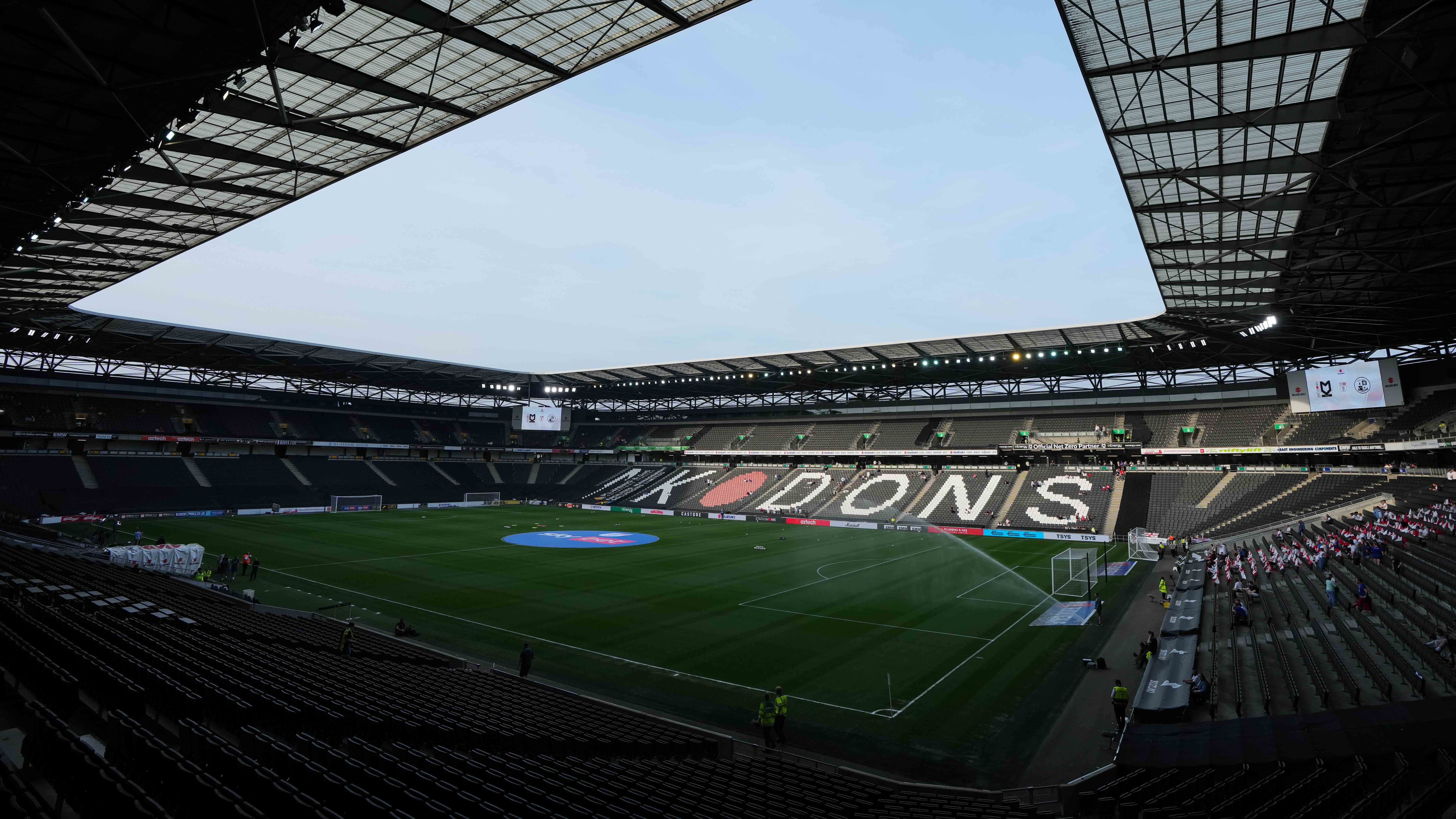 MK Dons and AFC Wimbledon shared the points at Stadium MK (Robbie Stephenson/PA)