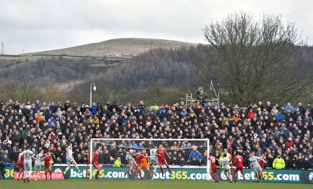 The Wham Stadium, Accrington (Anthony Devlin/PA)