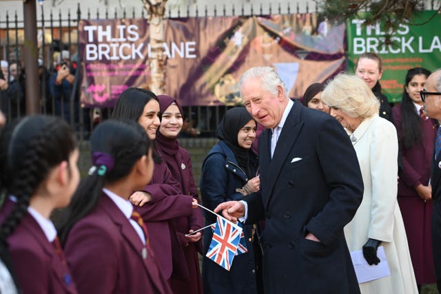 Royal visit to east London