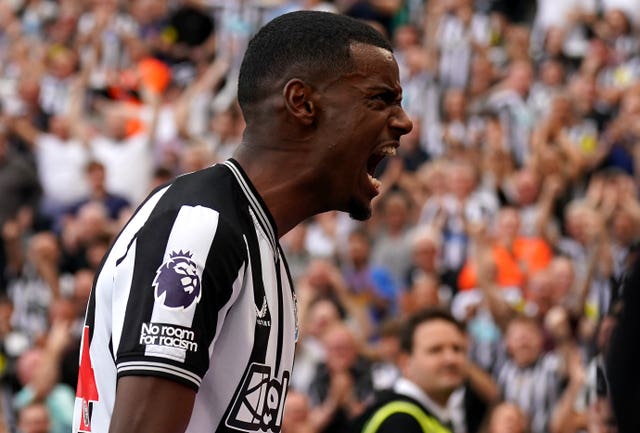 Newcastle’s Alexander Isak scored twice in a 5-1 demolition of Aston Villa