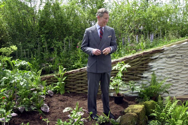 Prince at Flower Show