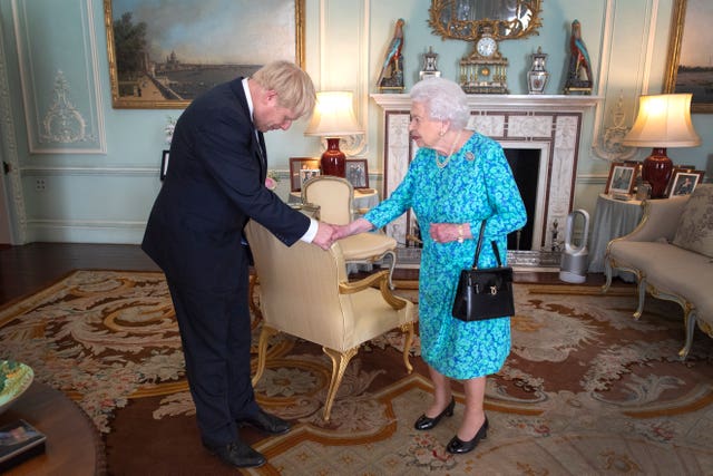 Boris Johnson and the Queen