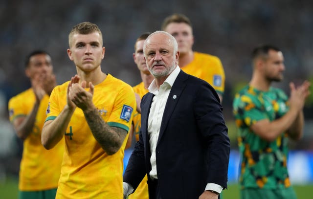 Australia head coach Graham Arnold said his players had done the nation proud in their round-of-16 defeat 