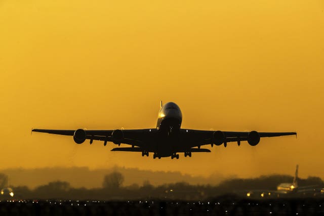 Plane at Heathrow
