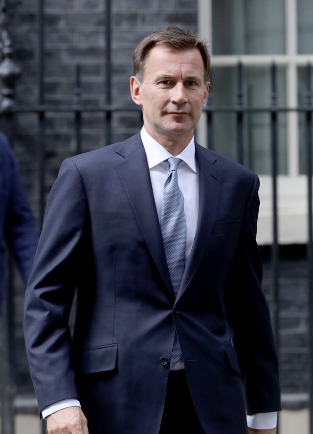 Committee chairman Jeremy Hunt