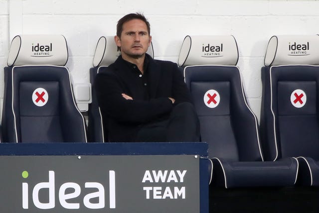 Frank Lampard did not enjoy what he saw from Chelsea in the first half