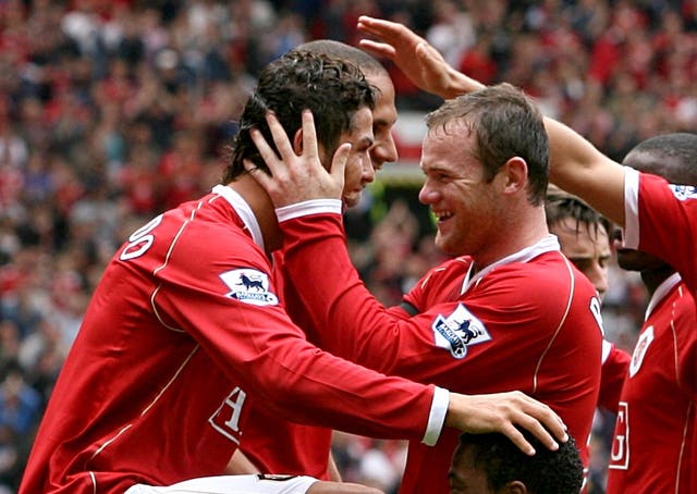 Wayne Rooney and Cristiano Ronaldo were team-mates at Manchester United 