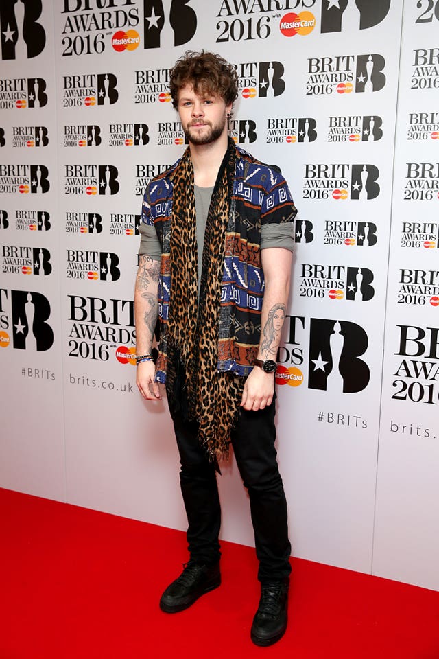 Jay McGuiness on the red carpet