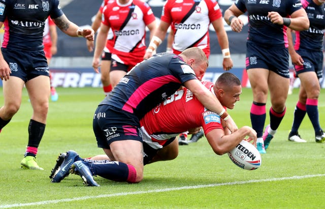 Hull were beaten by Salford in their last outing
