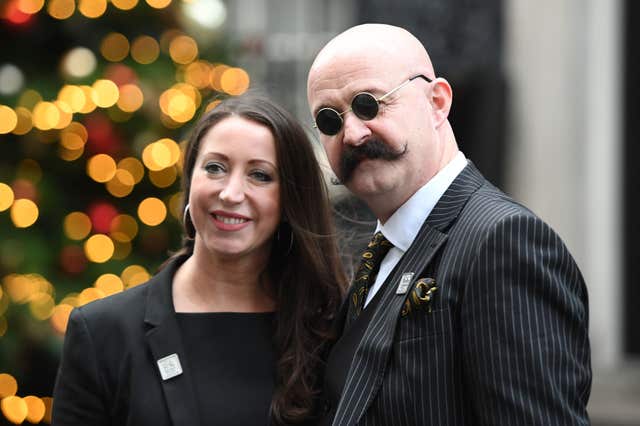 Paula Williamson with a Charles Bronson lookalike